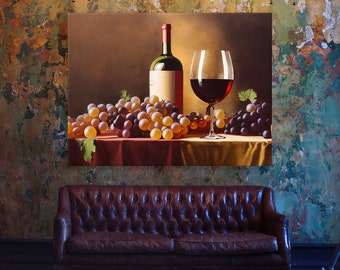 Wine 7 Canvas Wall Art Decor