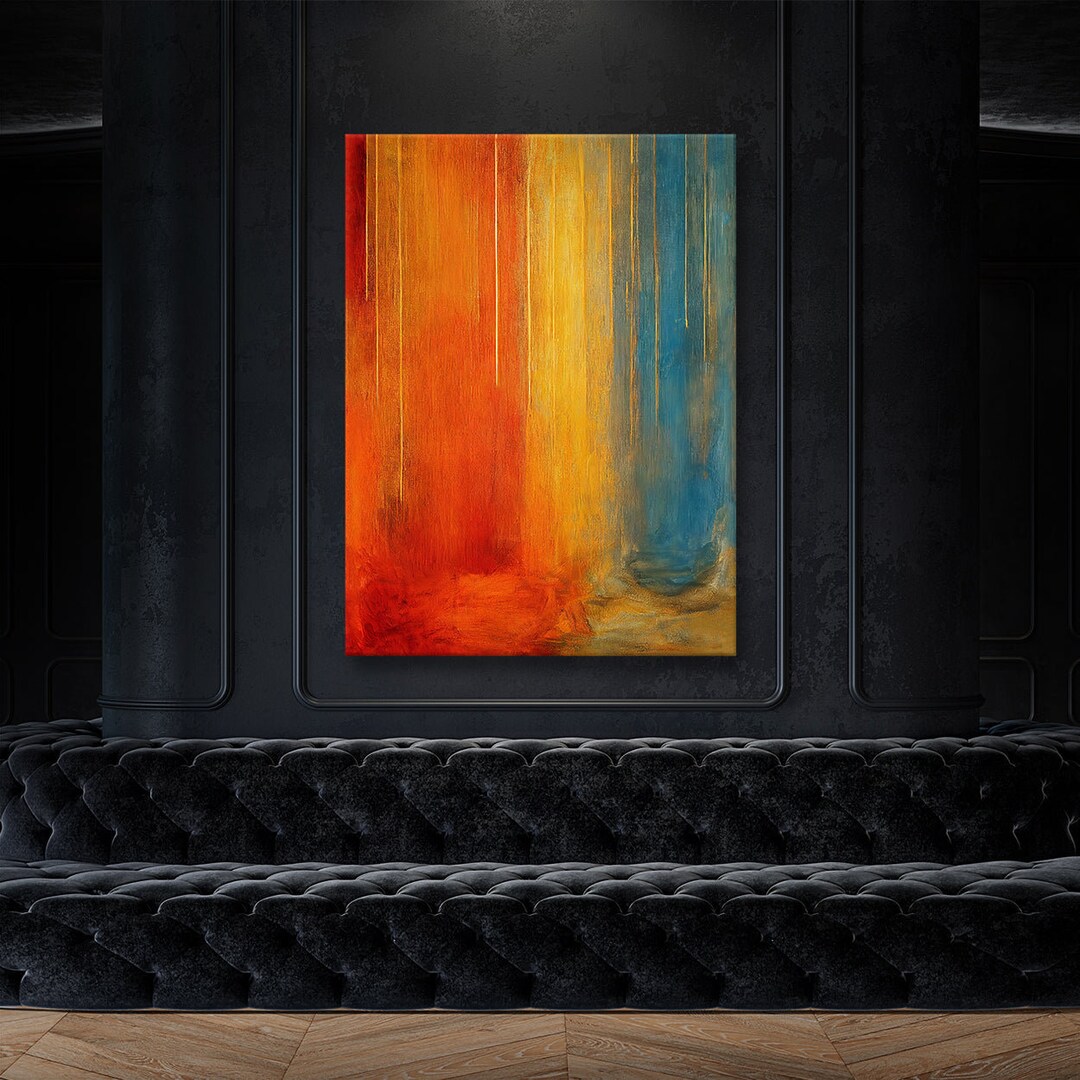 Abstract Modern 40 Canvas Wall Art Decor Etsy Canada
