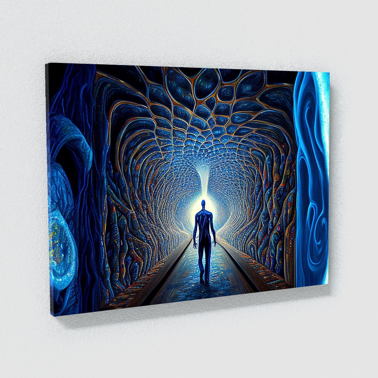 Dmt Trippy Entering Dmt Tunnel 74 Canvas Wall Art Decor - Etsy