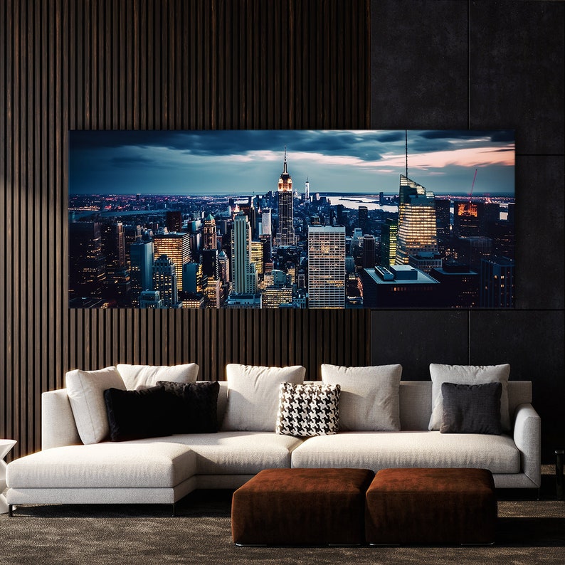New York City 22 Canvas Wall Art Decor Etsy UK
