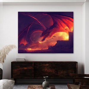Dragon 1 Canvas Wall Art Decor