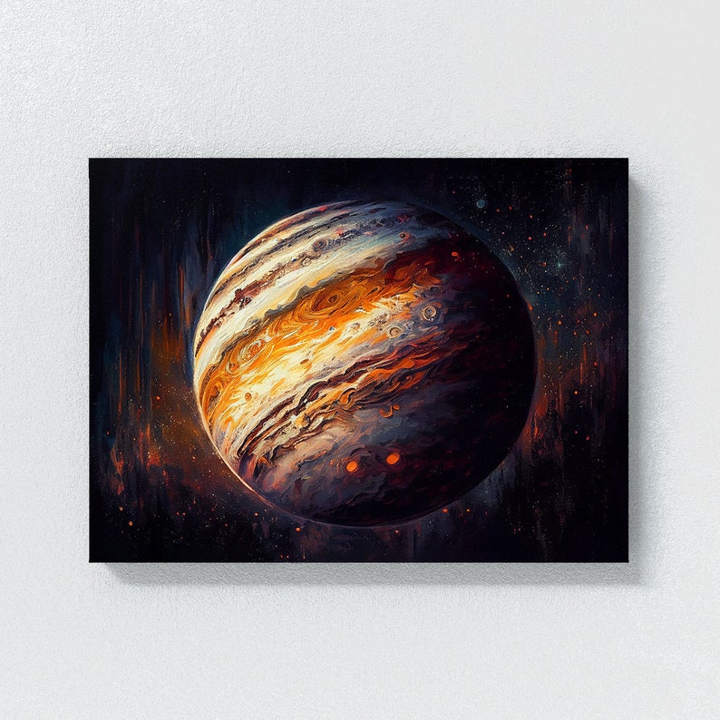 Jupiter 7 Canvas Wall Art Decor Etsy