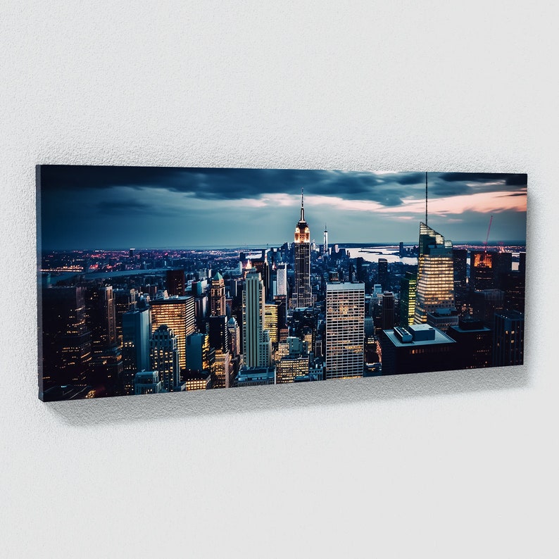 New York City 22 Canvas Wall Art Decor Etsy UK