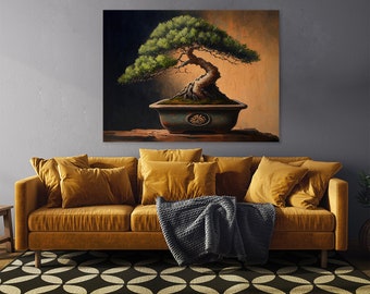 Bonsai Tree 42 Canvas Wall Art Decor