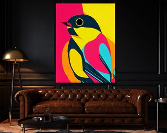 Goldfinch Bird 6 Canvas Wall Art Decor