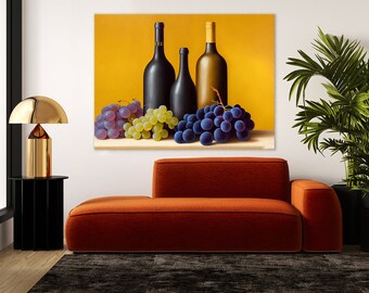 Wine 58 Canvas Wall Art Decor