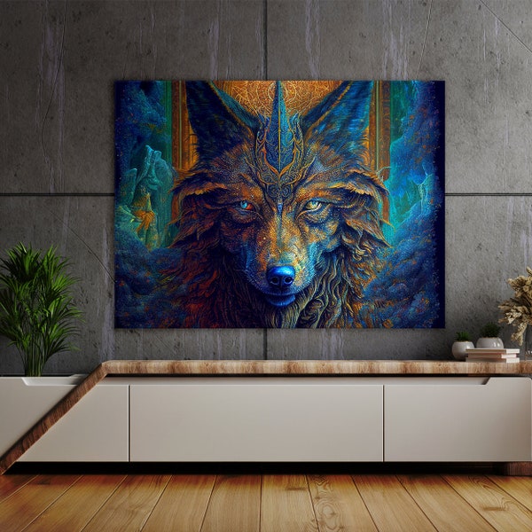 Spirit Wolf 84 Canvas Wall Art Decor