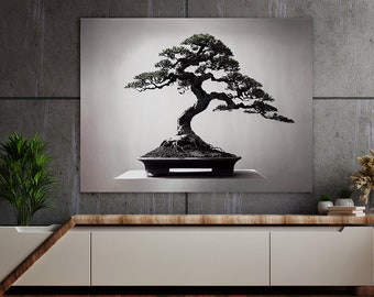 Bonsai Tree 14 Canvas Wall Art Decor