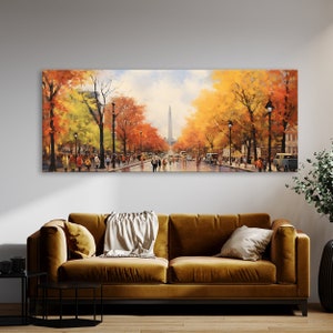 Washington Dc City 75 Leinwand | Wand Kunst Dekoration Gemälde Poster Drucken