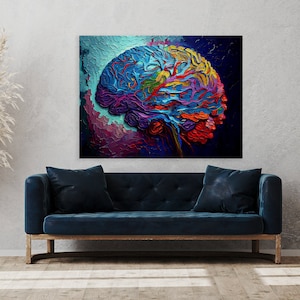 Brain 9 Canvas Wall Art Decor