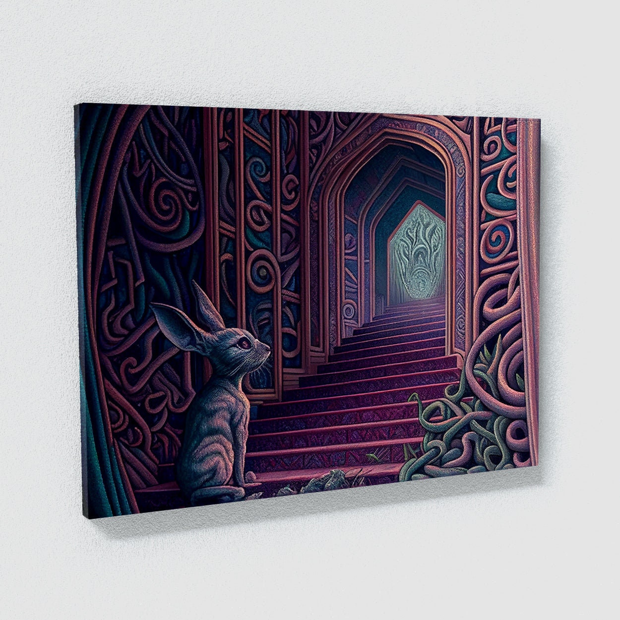 Dmt Trippy Down the Rabbit Hole 98 Canvas Wall Art Decor - Etsy