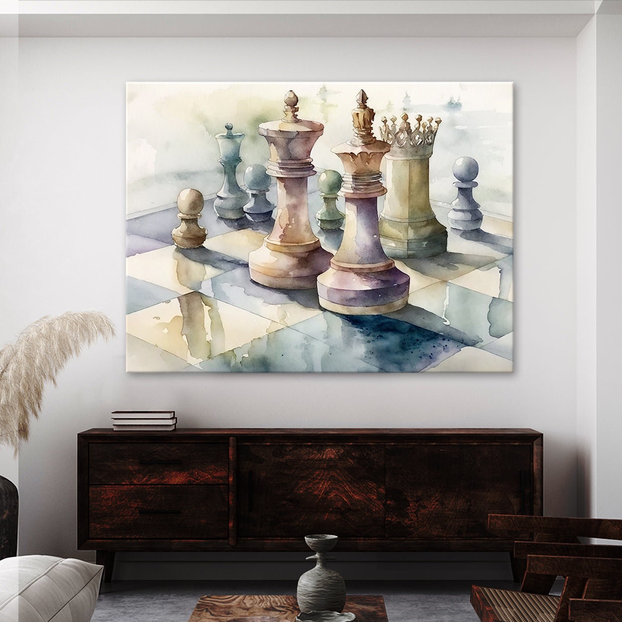 Famous Chess Game Poster or Canvas Wall Art Chess Lover 