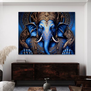Ganesha 25 Canvas Wall Art Decor