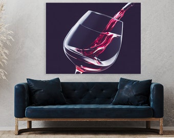 Wine 48 Canvas Wall Art Decor