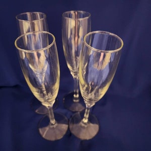 Champagne glasses, set of 4, Lenox, I believe