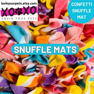 Handmade Dog Snuffle Mat: Interactive Treat Puzzle with Free Snuffle Ball