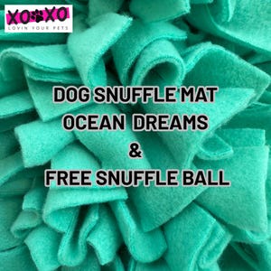 Dog Snuffle Mat: Interactive Treat Puzzle, Mental Stimulation, Free Snuffle Ball