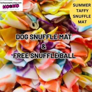 Dog Snuffle Mat: Interactive Treat Puzzle with Free Snuffle Ball