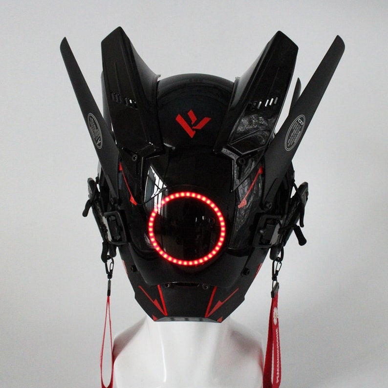 Cyberpunk 2077 Mask Futuristic Samurai Helmet for Cosplay Etsy UK