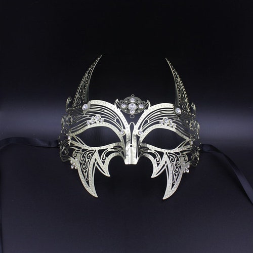 Couples Masquerade Mask His & Hers Masquerade Mask Metal Etsy UK