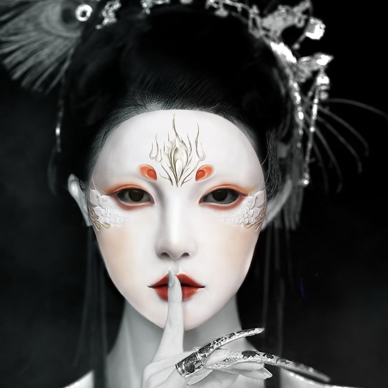Geisha Mask -