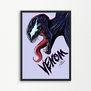 Druck von Art A4 Venom (Rahmen nicht enthalten) / Illustration