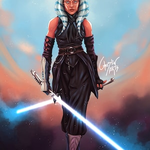 Print of AHSOKA (Full Body) /A4 Fan Art