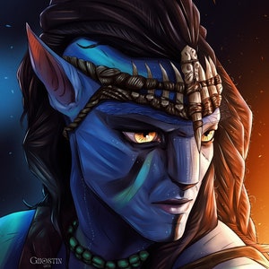 Print of Jake Sully (AVATAR) /A4 Fan Art