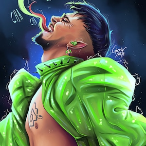 Print of KÄÄRIJÄ (Eurovison 2023) /A4 Fan Art
