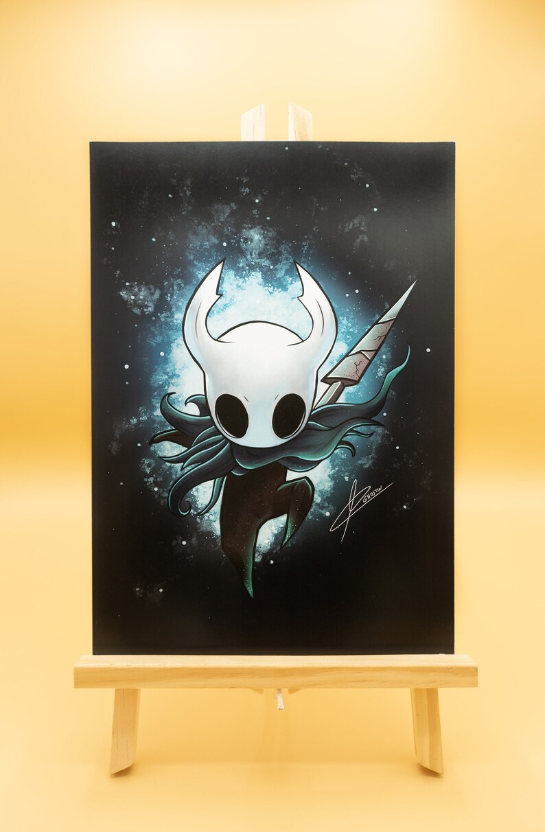 Print of Art A4 Hollow Knight / Illustration / Fanart | Etsy
