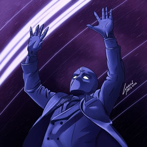 Print Of Art Mr. Knight (210x210mm) Fan Art