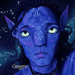 Print of Lo&#39;Ak (AVATAR) /A4 Fan Art