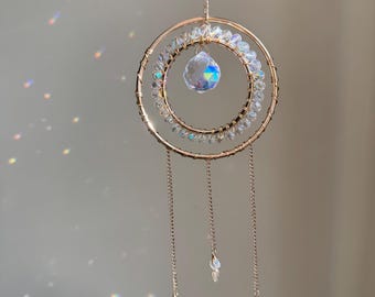 Mond Licht Halo Sonnenfänger | Prisma Ornament | Lichtfänger