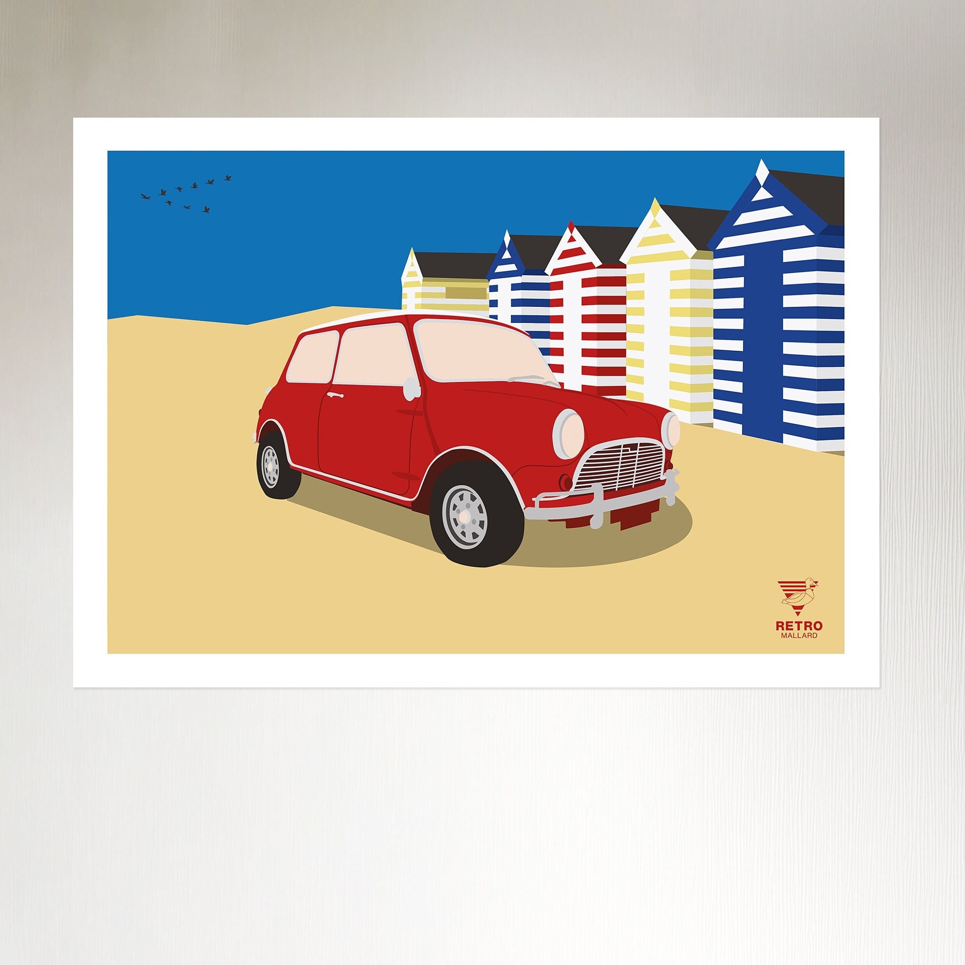 Austin Mini Cooper Print - Morris Mini Cooper Print - Austin Mini ...