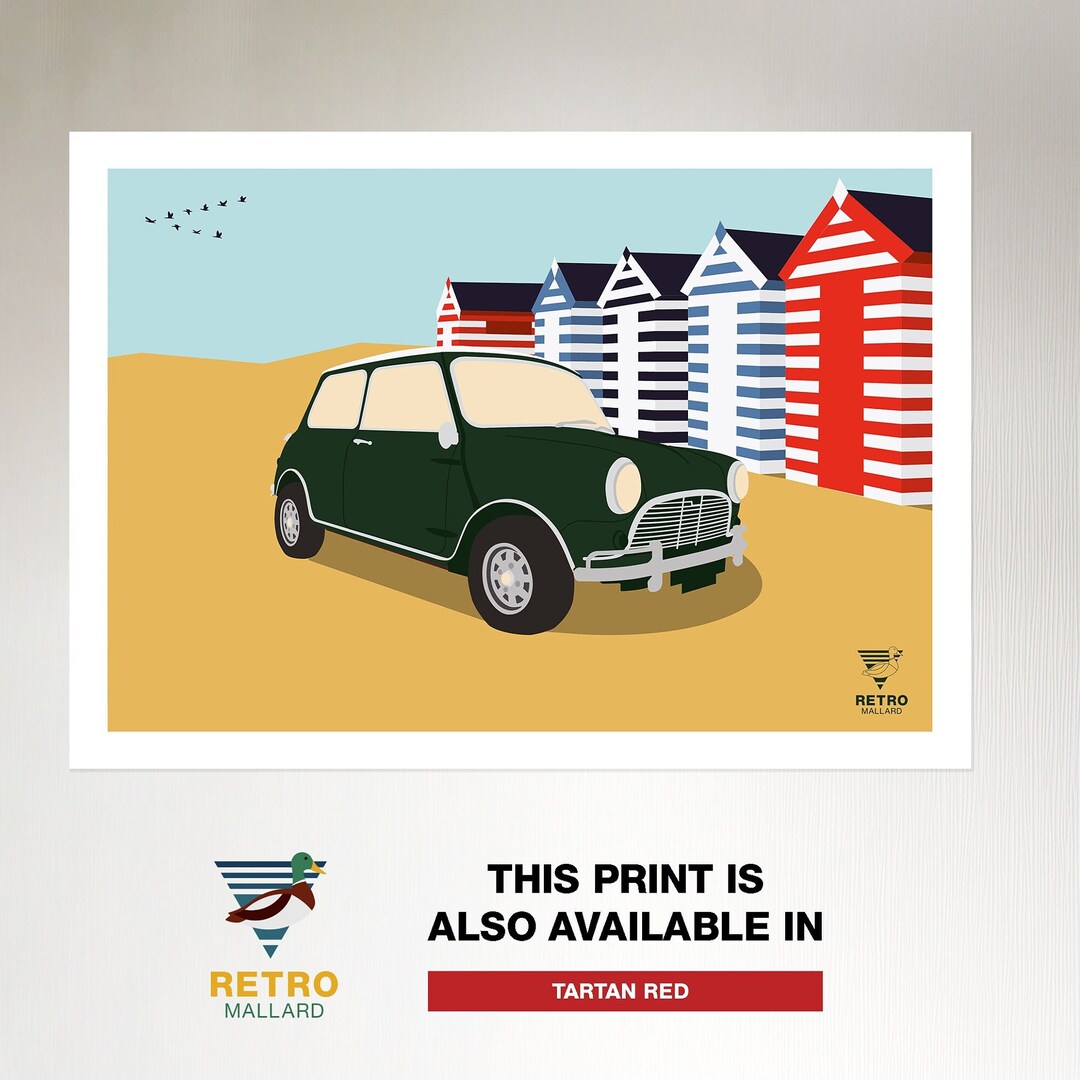 Austin Mini Cooper Print - Morris Mini Cooper Print - Austin Mini ...