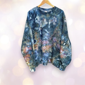 LANTERN Ice Dyed Sweatshirt, Dyed to Order Tie Dye Hoodie