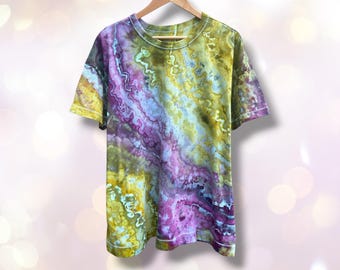 ELVEN FOREST Ice Dyed Geode Tunic, Women’s Size L