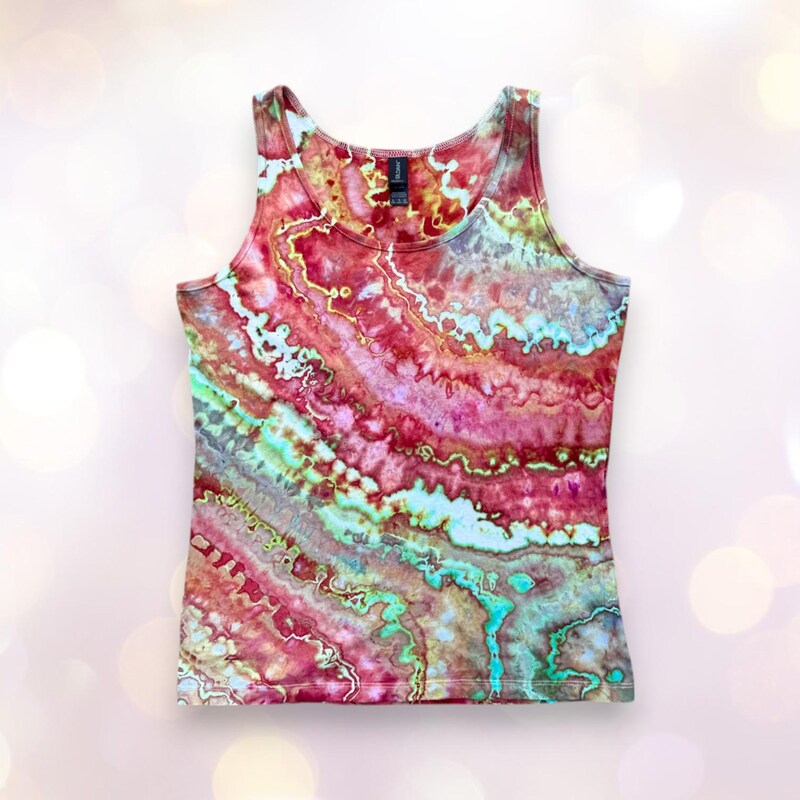 Men's XL Geode Tie-dye Tank Top main image 0