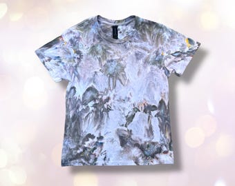 Tie Dye T-shirt, Women’s Size M, Watercolor Ice Dye Shirt