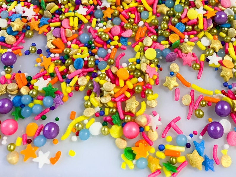 Rainbow Bash Sprinkle Mix Etsy