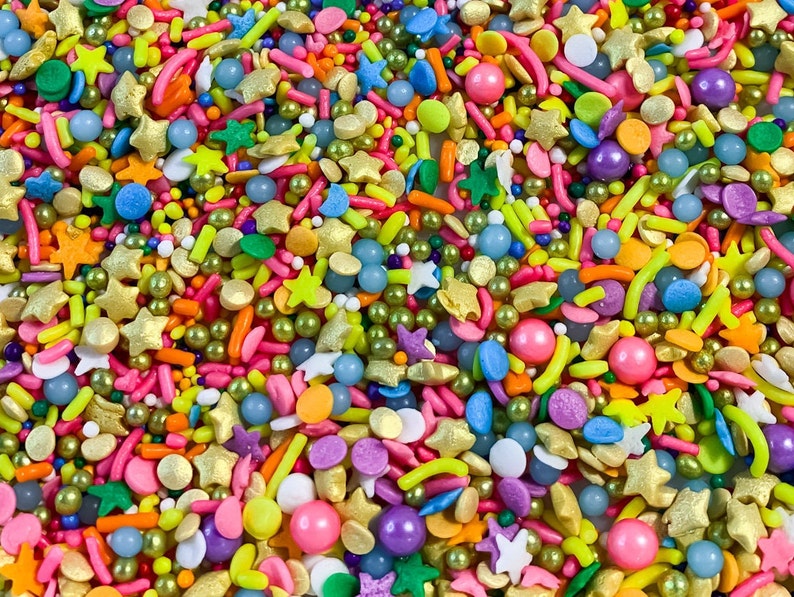 Rainbow Bash Sprinkle Mix Etsy