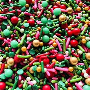 Merry and Bright Sprinkle Mix, Holiday Sprinkles