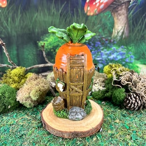 Fairy House “The Tootroot Loo“ / Fairy garden Decoration / The Elf&#39;s Cottage