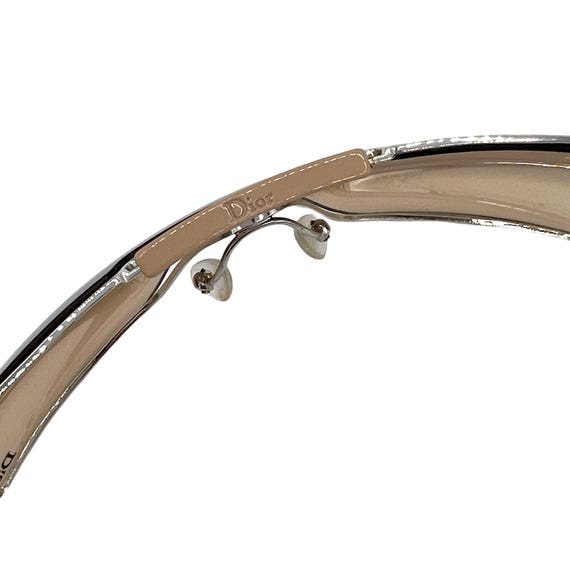 Christian Dior クリスチャンディオール　リムレスシールドサングラス Christian Dior ディオール サングラス 度なし リムレス Y2K