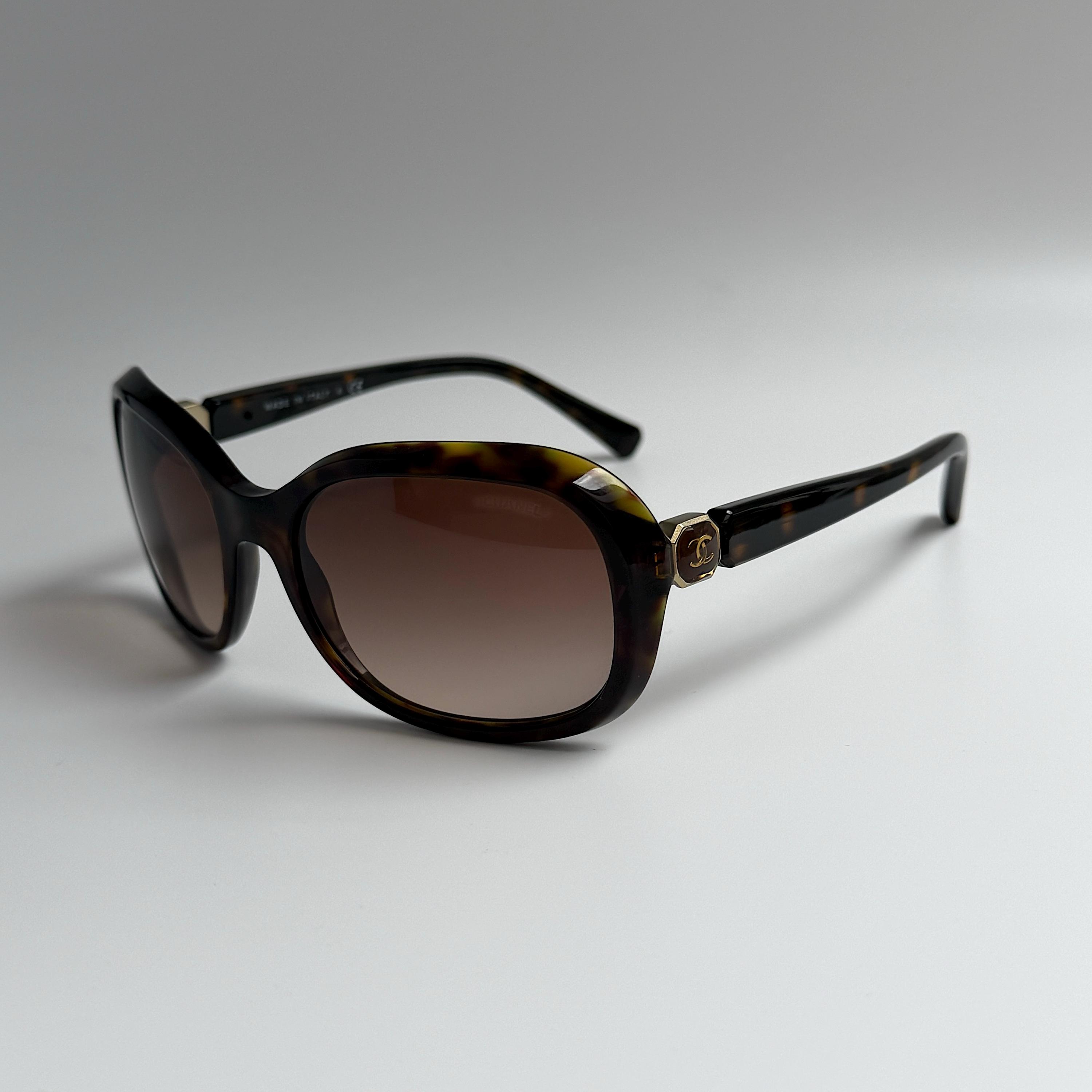 Chanel Tortoise Sunglasses - Etsy UK