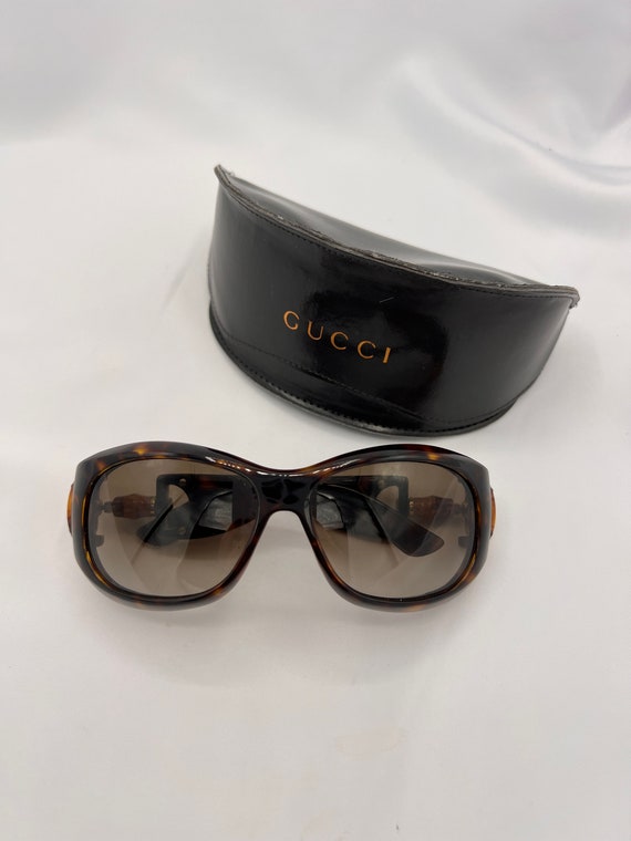 Gucci Sunglasses Brown Tortoiseshell Authentic Ba… - image 10