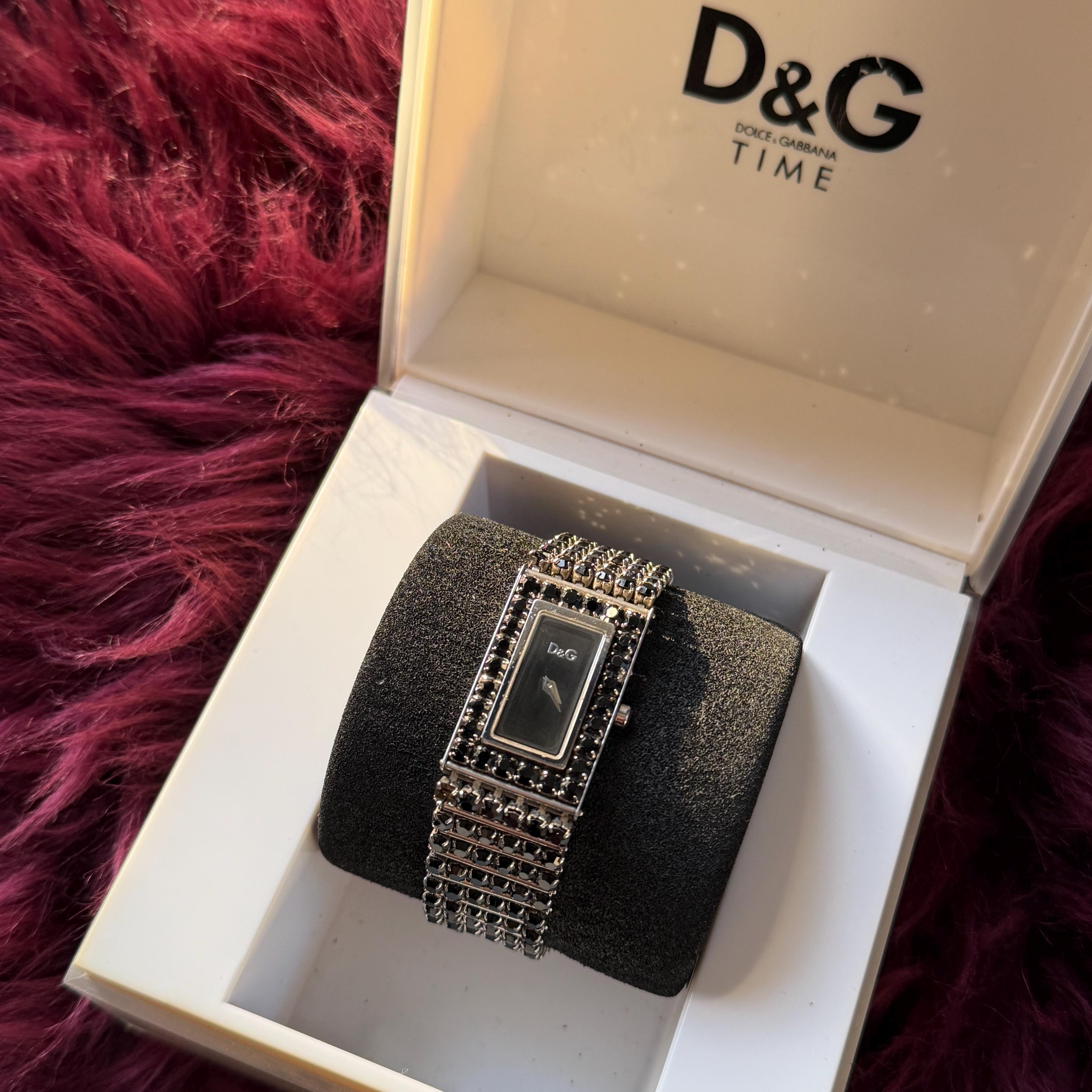 Dolce & Gabbana watch sterling silver bling Vintage Stainless Steel Crystals Dolce & Gabbana Wrist Watch  main image 3