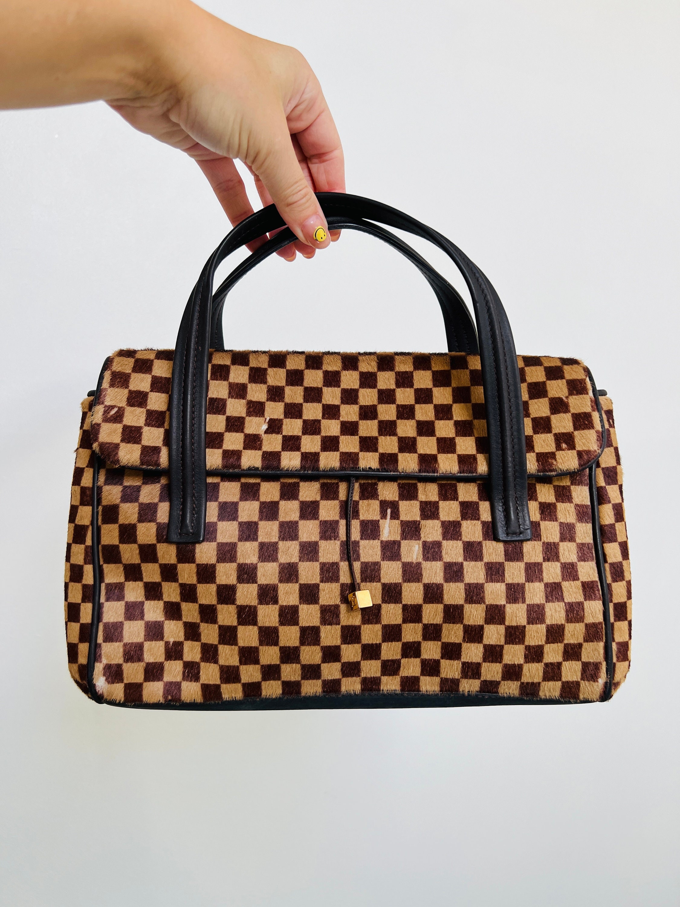 Louis Vuitton Bag Damier Sauvage Calf Hair Lionne Spawn -  Norway