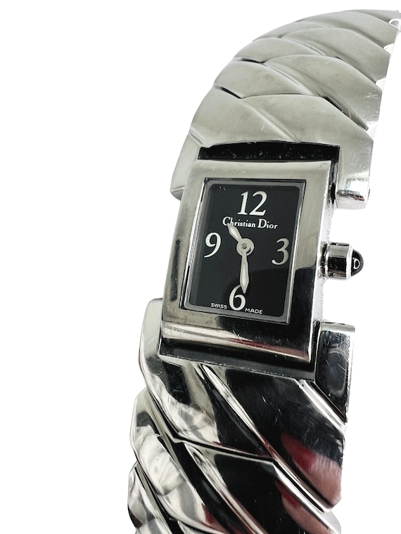 Christian Dior Watch Wristwatch Ladies Silver Vin… - image 3