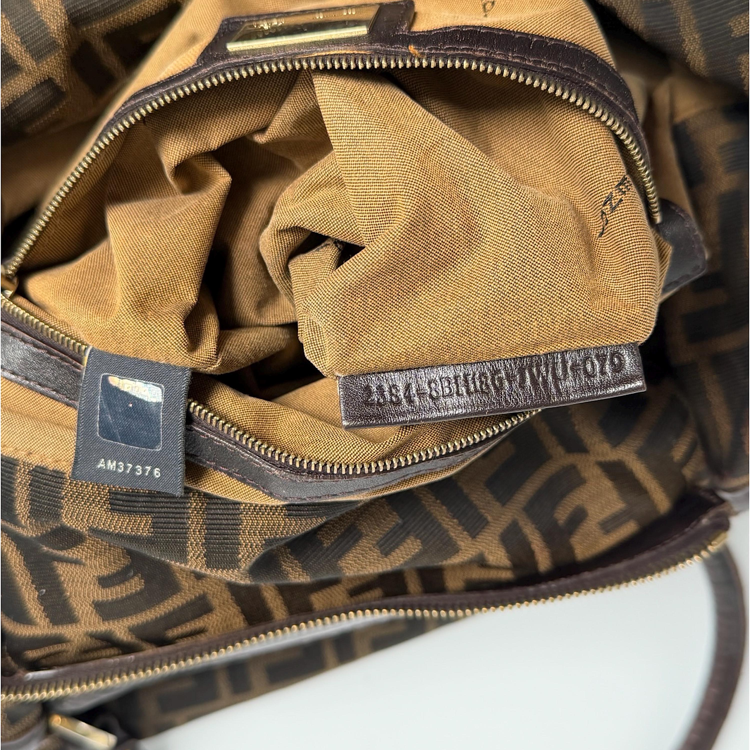 Buy Fendi Zucca Chef Bag Shoulder Logo Monogram Vintage Large 